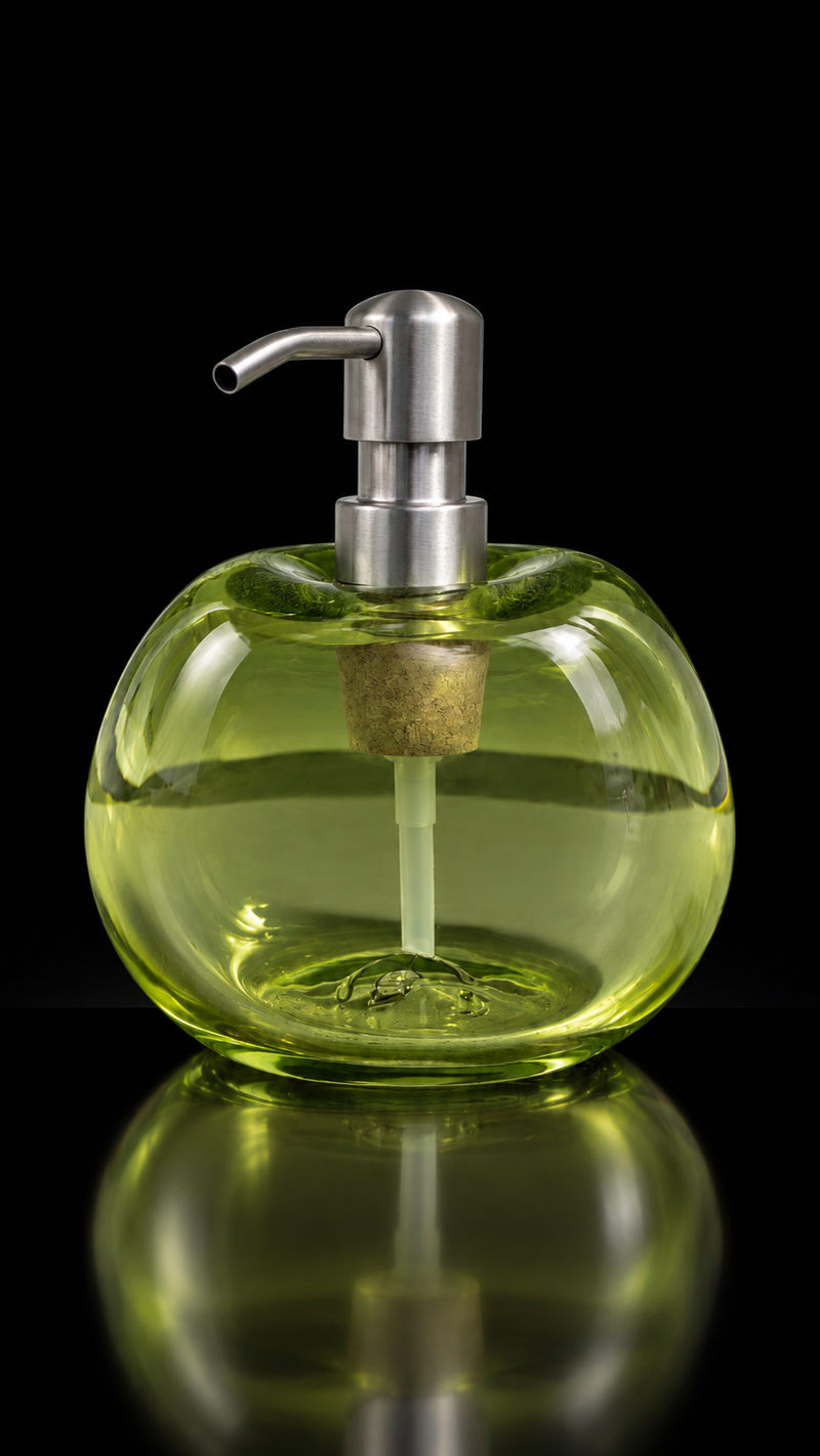 Soap Dispenser, Made in Hollywood Hot Glass