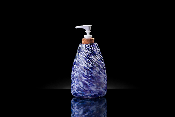 Soap Dispenser, Made in Hollywood Hot Glass