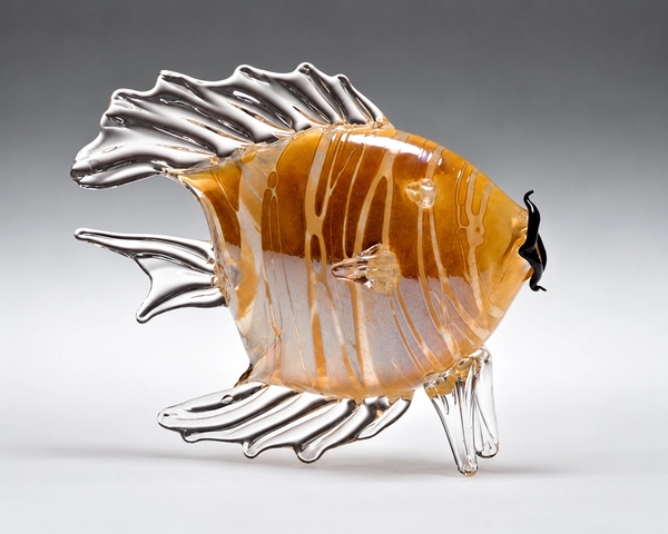 Angel Reef Racer, Glass Art Made By Hollywood Hot Glass