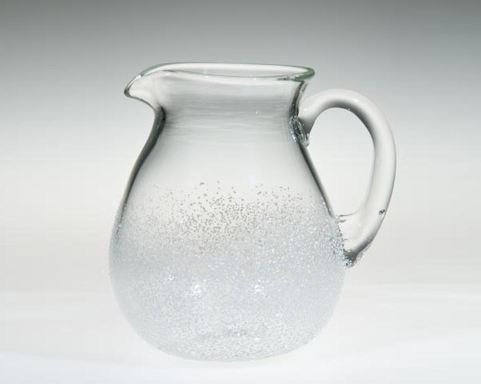 Pitcher, Glass Art Made By Hollywood Hot Glass