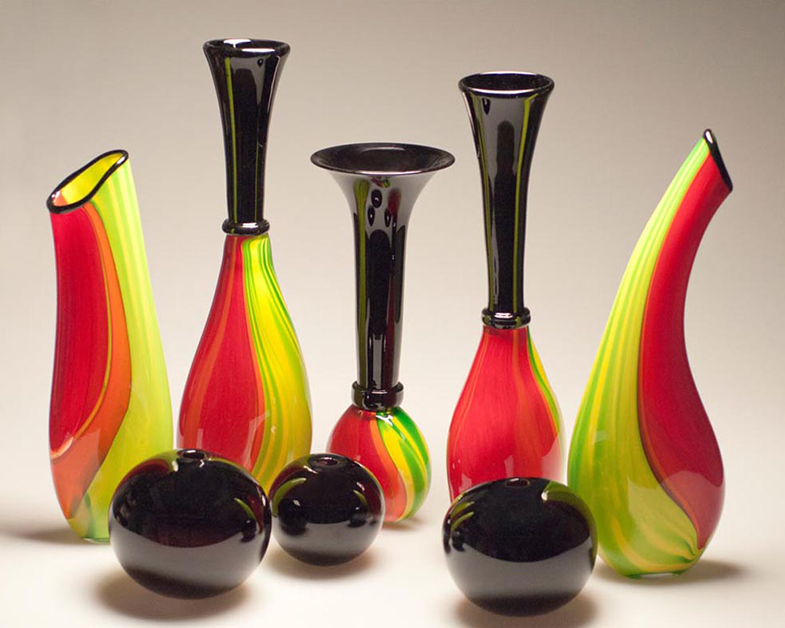 African Collection, Glass Art Made By Hollywood Hot Glass
