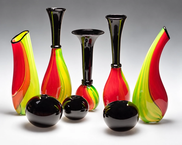 African Collection, Glass Art Made By Hollywood Hot Glass