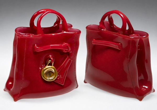 Custom Purse, Glass Art Made By Hollywood Hot Glass
