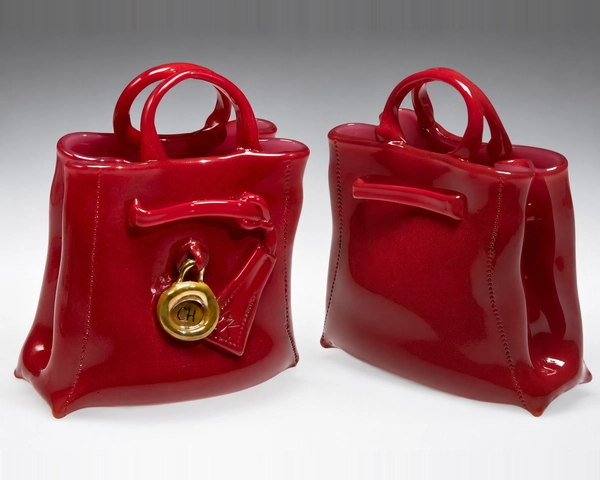 Custom Purse, Glass Art Made By Hollywood Hot Glass